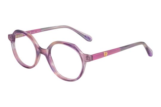 Lunettes de vue Barbie  Violet Rond BAAA070C68 Gauche