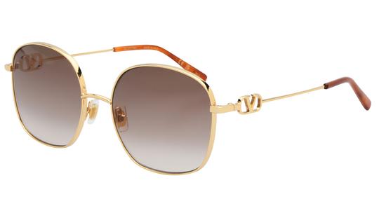 Lunettes de soleil Valentino Femme Or Carré Vg0028S Trois-Quart