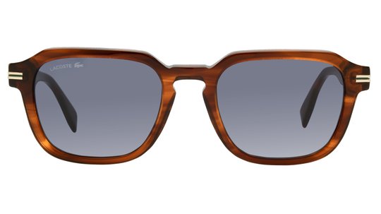 Lunettes de soleil Lacoste Homme Marron Rectangle L6046S Face