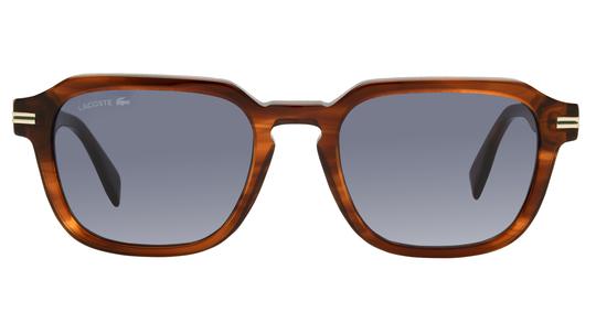 Lunettes de soleil Lacoste Homme Marron Rectangle L6046SN Face