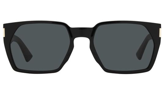 Lunettes de soleil Saint Laurent Mixte Noir Rectangle SL Face