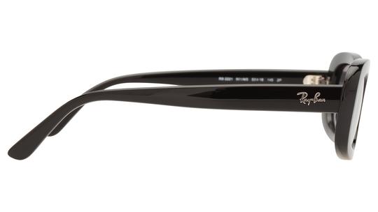 Lunettes de soleil Ray-Ban Femme Noir Ovale rb2221 Droite