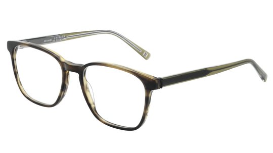 Lunettes de vue L'Atelier du Faubourg Homme Vert Carré Adf2402 Trois-Quart