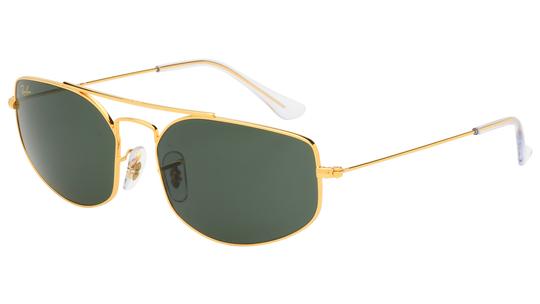 Lunettes de soleil Ray-Ban Mixte Or Papillon RB3845 Trois-Quart