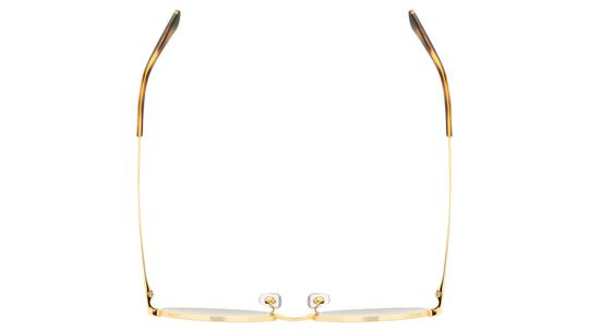 Lunettes de soleil Ray-Ban Mixte Or Ovale RB3774D Dessus