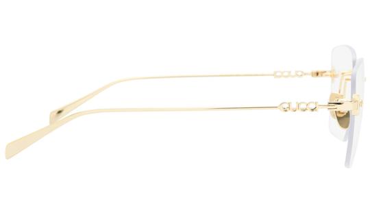 Lunettes de vue Gucci Femme Or Carré Gg1938O Droite