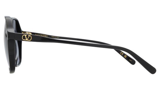 Lunettes de soleil Valentino Femme Gris Carré Vg0018S Gauche