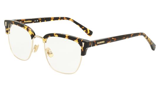 Lunettes de vue Sandro Femme Écaille Carré SD4050 Trois-Quart