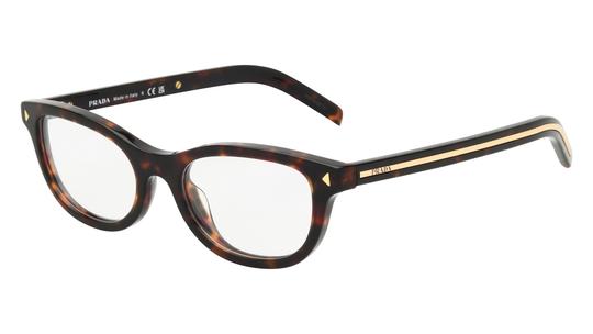 Lunettes de vue Prada Femme Écaille Ovale PR Trois-Quart
