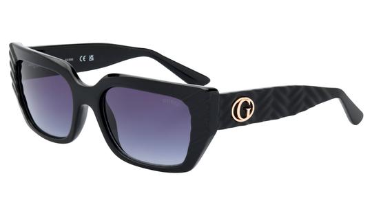 Lunettes de soleil Guess Femme Noir Rectangle GU00254 Trois-Quart