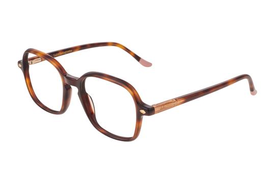 Lunettes de vue Lulu Castagnette  Écaille Carré LFAA191C59 Gauche