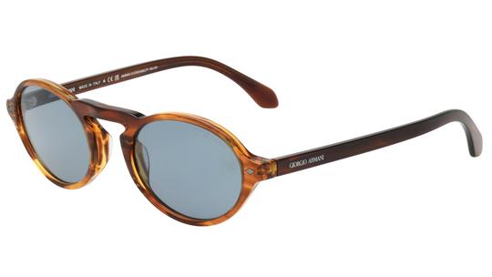 Lunettes de soleil Giorgio Armani Homme Écaille Ovale Ar8219U Trois-Quart