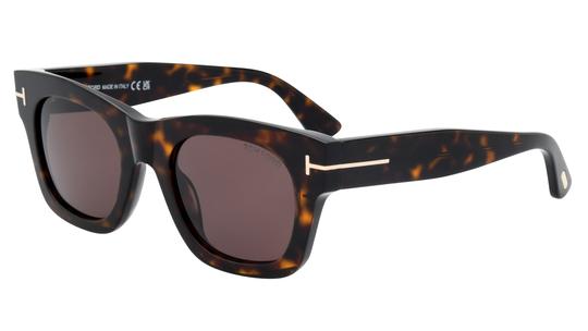 Lunettes de soleil Tom Ford Femme Écaille Carré FT1314 Trois-Quart