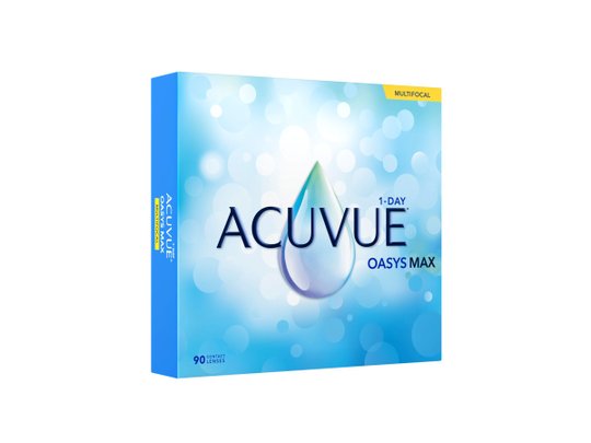 Lentilles de contact 1 Day Acuvue Oasys Max Multifocal High Boîte de 90