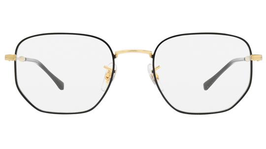 Lunettes de vue Ray-Ban Mixte Noir Carré Rx6496 Face