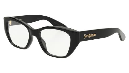 Lunettes de vue Saint Laurent Femme Noir Papillon Sl Trois-Quart