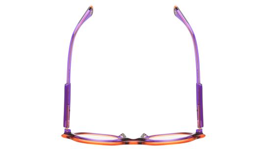 Lunettes de vue Etnia Barcelona Femme Orange Angulaire Brut Dessus