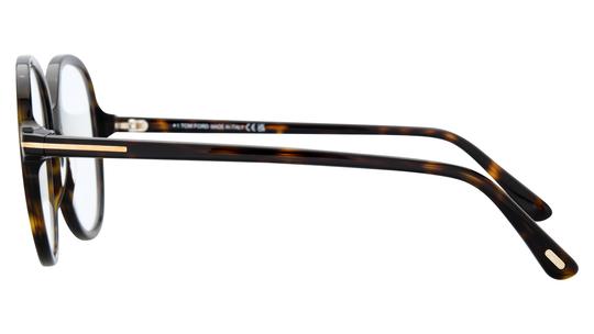 Lunettes de vue Tom Ford Femme Écaille Ronde FT6090-B Gauche