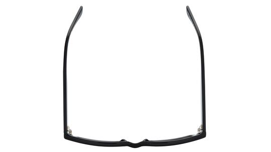 Lunettes de soleil Lacoste Mixte Noir Rectangle L6082S Dessus