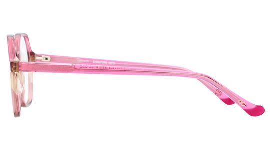 Lunettes de vue Signature Krys Femme Rose Tonneau Kis2604 Gauche