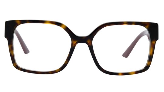 Lunettes de vue Prada Femme Écaille Rectangle Pr10Wv Face