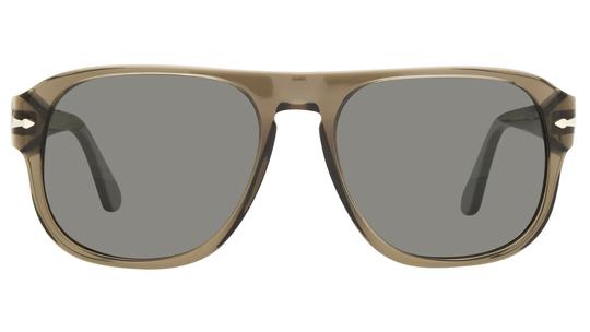 Lunettes de soleil Persol Mixte Gris Rectangle PO3310S Face