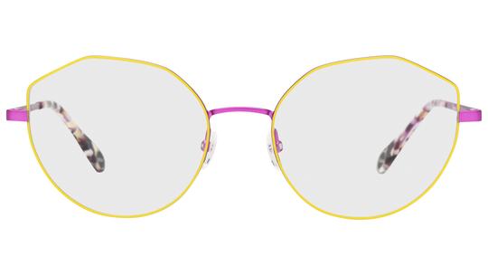 Lunettes de vue WOOW Femme Jaune Papillon Guess Face