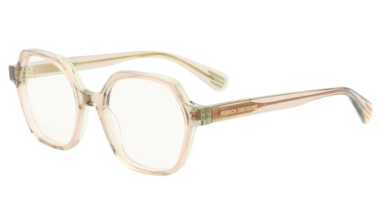 Lunettes de vue French Disorder Femme Marron Carré Fd2507 Trois-Quart