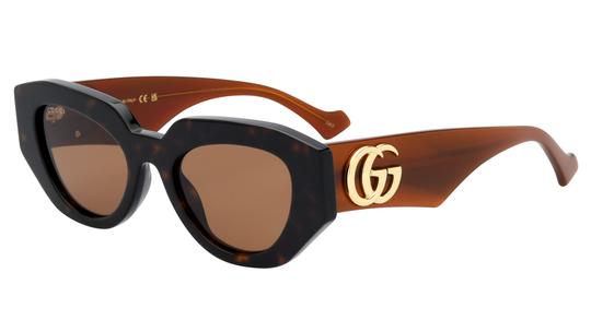 Lunettes de soleil Gucci Femme Écaille Papillon GG1421S Trois-Quart