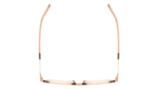 Lunettes de vue Levi's Femme Marron Ronde Lv1074 Dessus