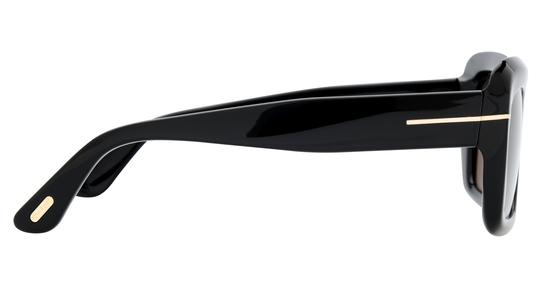Lunettes de soleil Tom Ford Femme Noir Rectangle FT1318 Droite