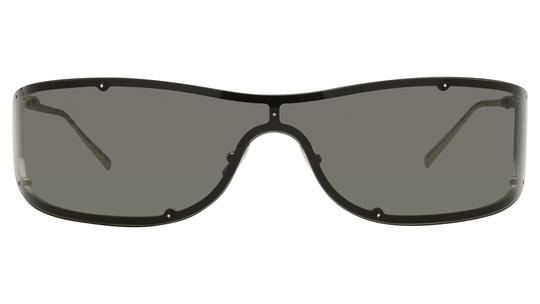 Lunettes de soleil Saint Laurent Mixte Argent Rectangle sl Face