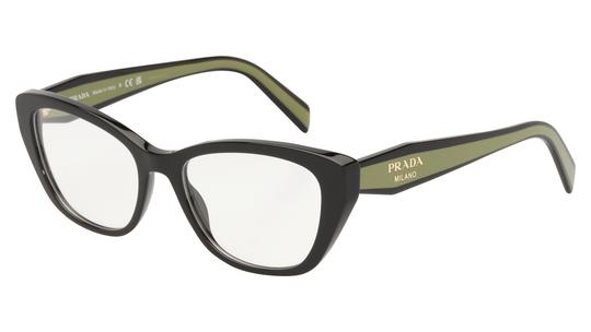 Lunettes de vue Prada Femme Noir Papillon pr19wv Trois-Quart