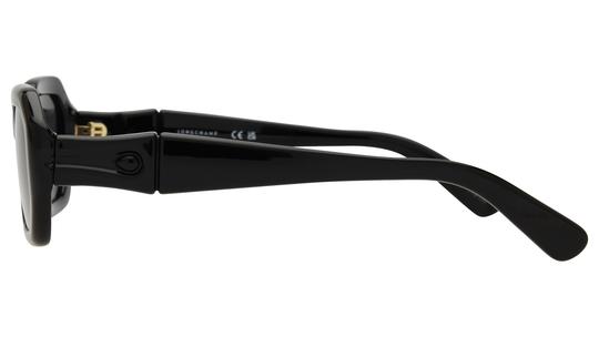Lunettes de soleil Longchamp Femme Noir Rectangle lo794s Gauche