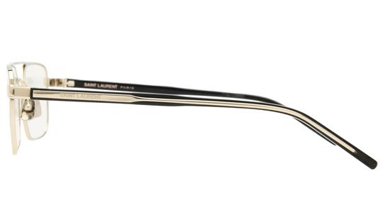 Lunettes de vue Saint Laurent Homme Argent Rectangle Sl780 Gauche