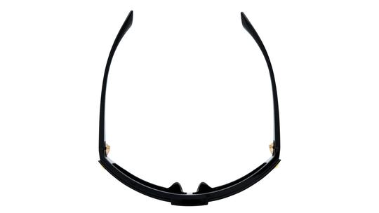 Lunettes de soleil Versace Mixte Noir Rectangle Ve4461 Dessus