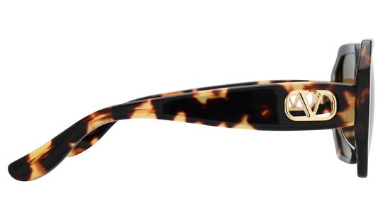 Lunettes de soleil Valentino Femme Écaille Ronde Vg0003Sa Droite