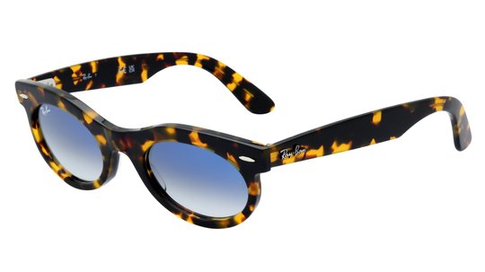 Lunettes de soleil Ray-Ban Mixte Écaille Ovale Rb2242 Trois-Quart