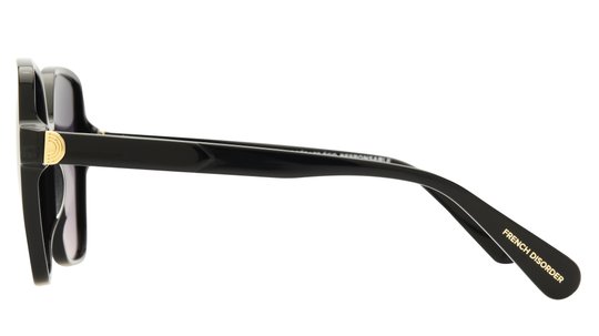 Lunettes de soleil French Disorder Femme Noir Carré Fd2506/S Gauche