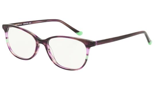 Lunettes de vue Signature Krys Femme Violet Rectangle Kis2502 Trois-Quart
