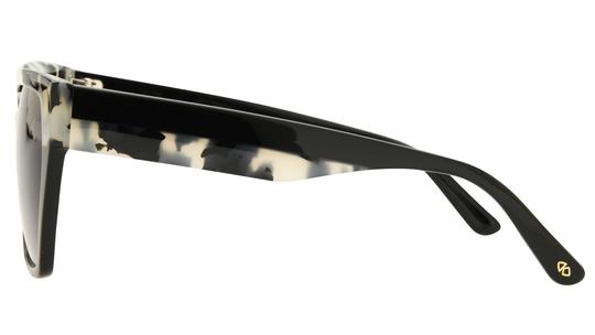 Lunettes de soleil Signature Krys Femme Noir Papillon skj2609-f Gauche