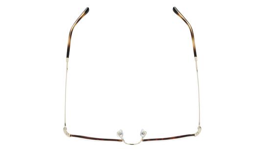 Lunettes de vue Ray-Ban Mixte Argent Carré Rx3694V Dessus