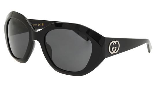 Lunettes de soleil Gucci Femme Noir Oversize Gg2200S Trois-Quart