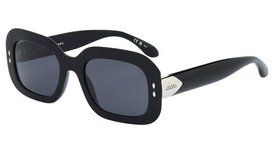 Lunettes de soleil Isabel Marant Femme Noir Rectangle IM Trois-Quart