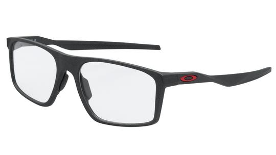 Lunettes de vue Oakley Homme Noir Rectangle Ox8183 Trois-Quart