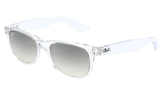 Lunettes de soleil Ray-Ban Mixte Transparent Carré RB2132 Trois-Quart