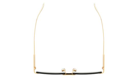 Lunettes de soleil Versace Femme Or Ovale VE2274 Dessus