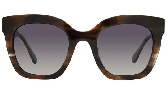 Lunettes de soleil Signature Krys Femme Marron Papillon skj2612-f Face