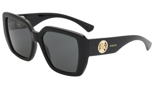 Lunettes de soleil Burberry Femme Noir Carré 0Be4471 Trois-Quart