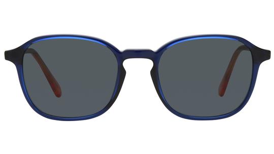 Lunettes de soleil Alternance Enfant Bleu Rectangle alt26204 Face